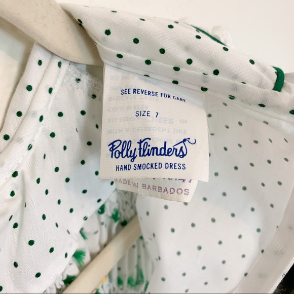 Girl's Vintage 70s Smocked Cottagecore Dress - Picture 4 of 5